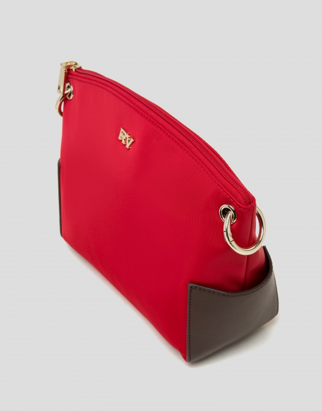 Red Nano Candem leather shoulder bag