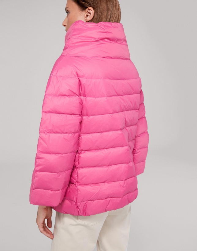 Pink quilted jacket