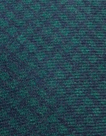 Corbata lana rombos marino/verde