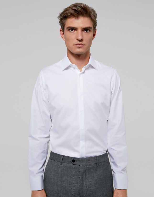 Chemise de cérémonie blanche Homme AH2019 Roberto Verino
