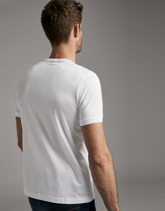 Camiseta algodón blanca