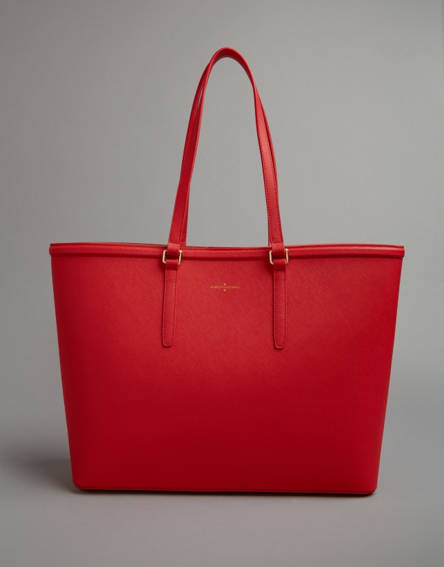Red Bomber shopping bag