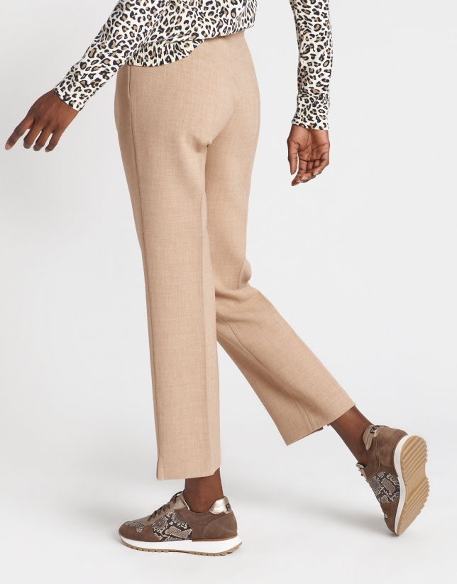 straight ankle length pants