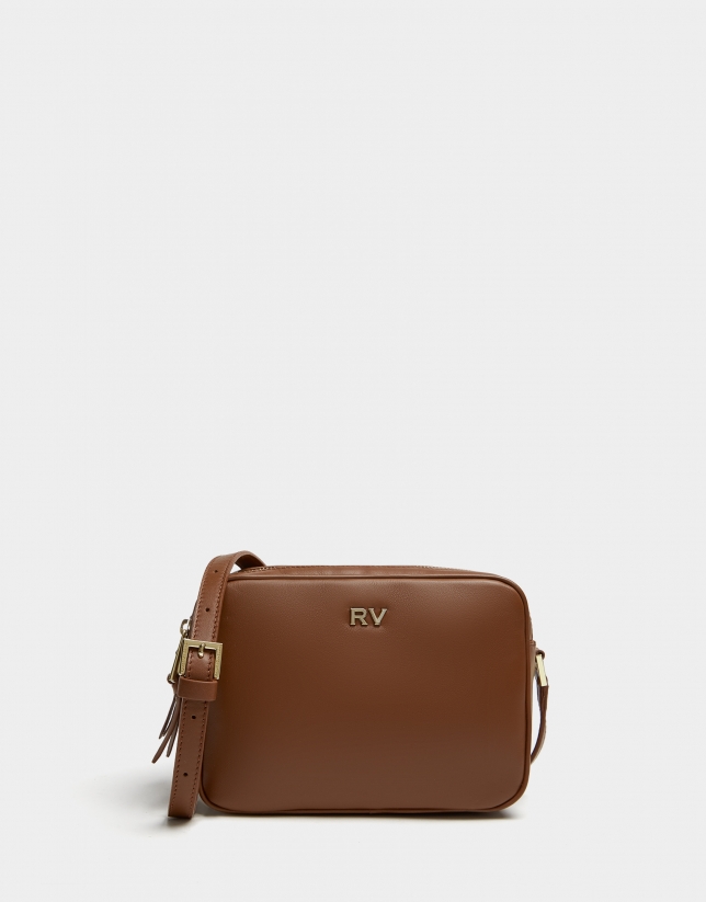 Brown leather Taylor shoulder bag