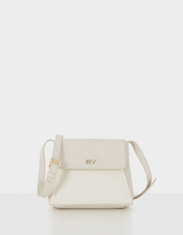 White leather mini Celia shoulder bag