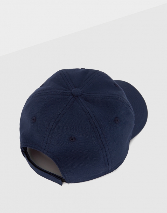 Navy blue baseball cap with embroidered RV