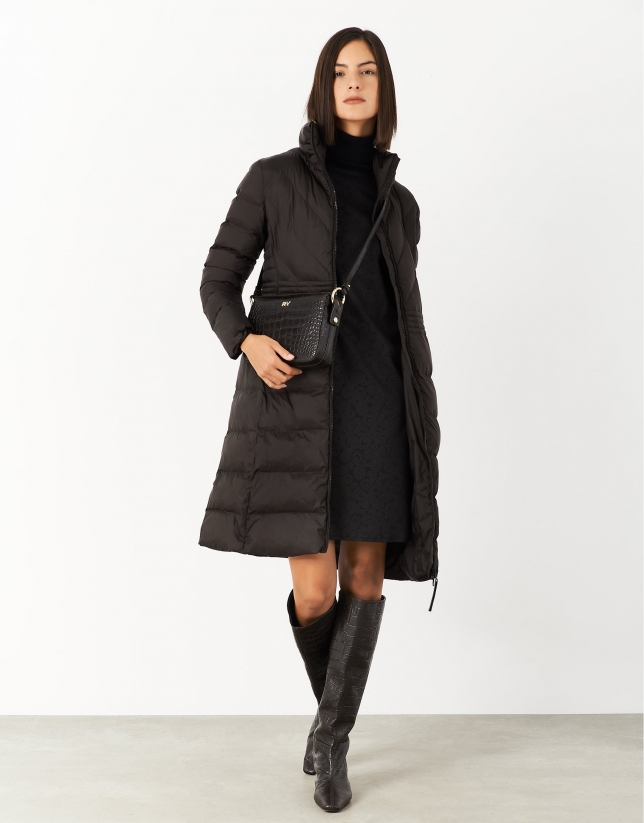 chaqueton marron mujer