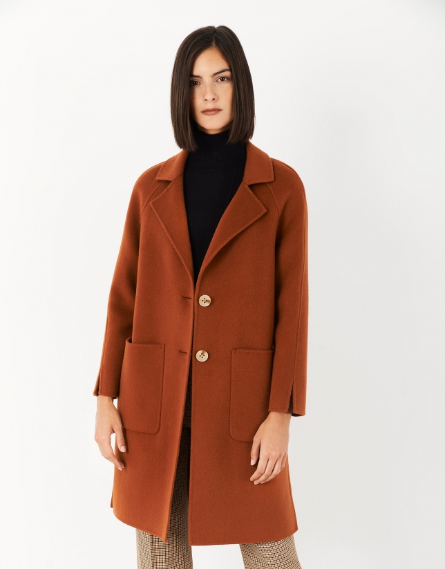 comprar abrigo marron