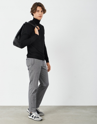 Two color micro-design chinos