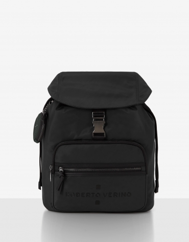 Black Roxy Flap backpack
