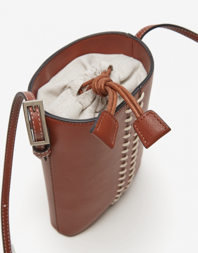 Leather Olivia Mini shoulder bag