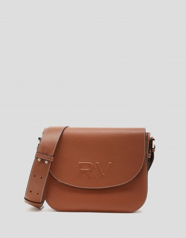 Brown leather Cuca Midi shoulder bag