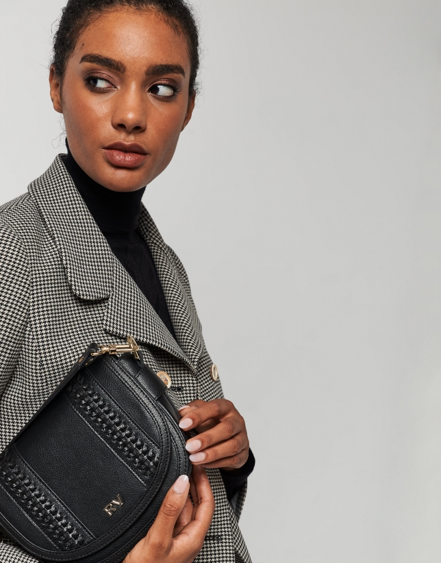 Bolso Crafts Cross Bag mini negra | Verino