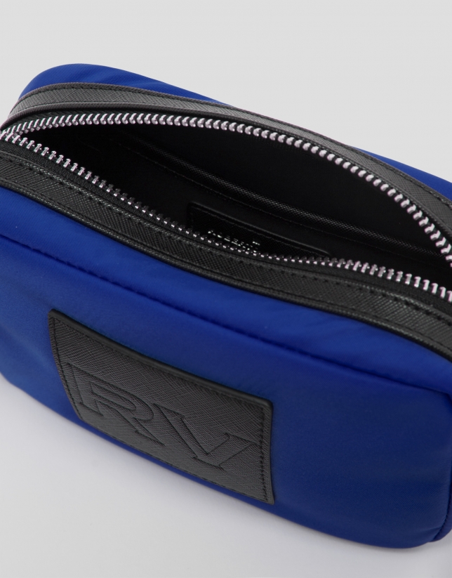 Klein blue nylon Dalhia Cross Mini shoulder bag