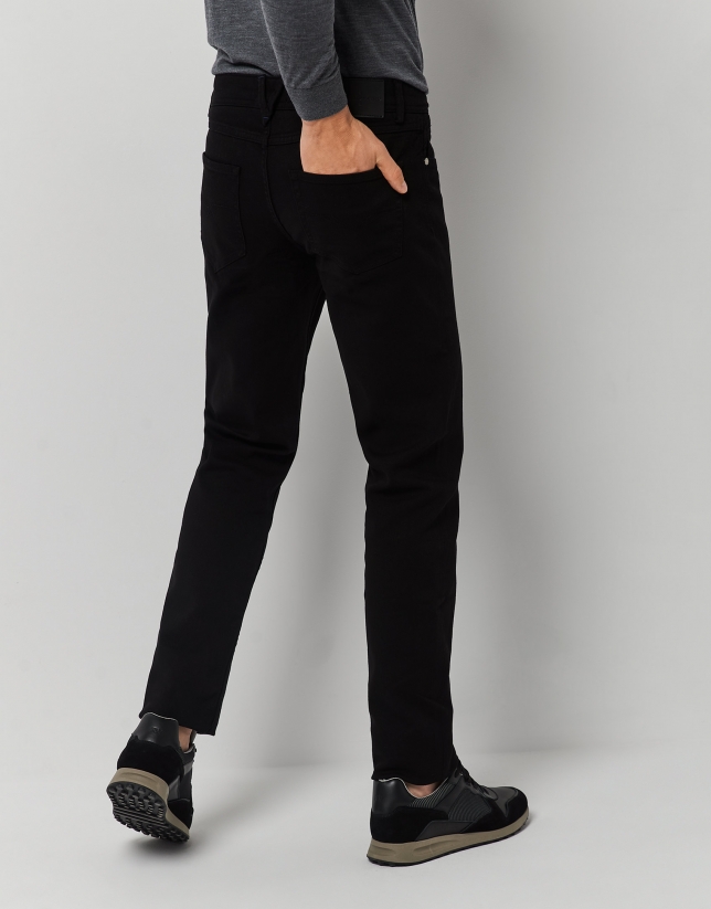 Black dyed jeans