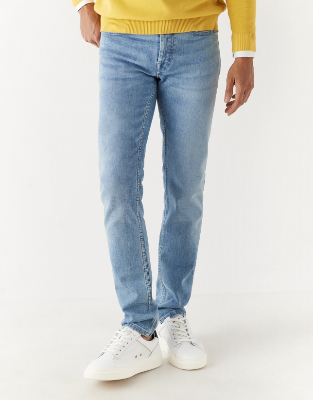 Light blue slim fit jeans