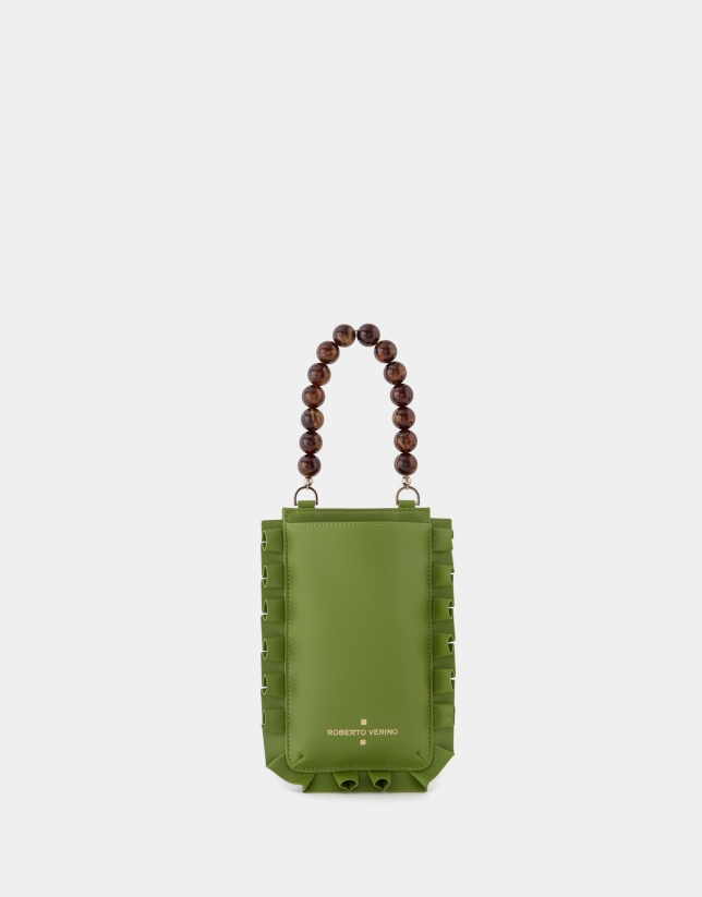 Green Mini Olas cellphone bag