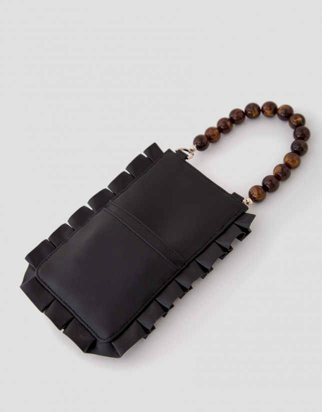 Black Mini Olas cellphone bag