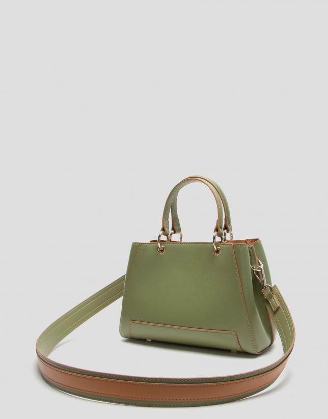 Bolso satchel Mini Amber verde