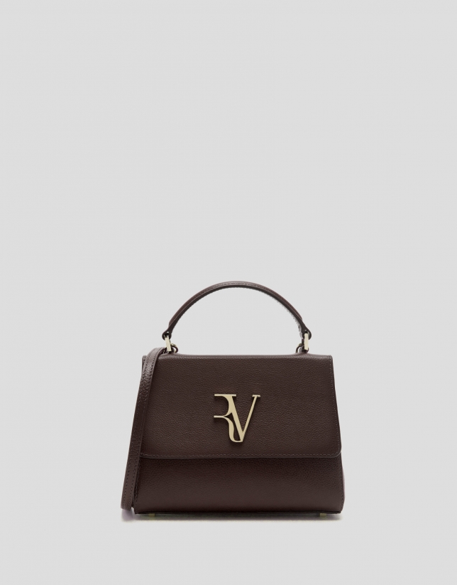 Brown leather Alice Mini handbag