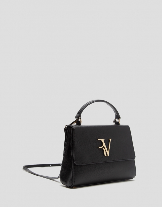 Black leather Alice Mini handbag