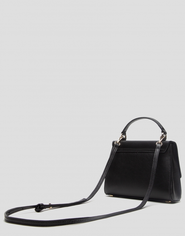 Black leather Alice Mini handbag