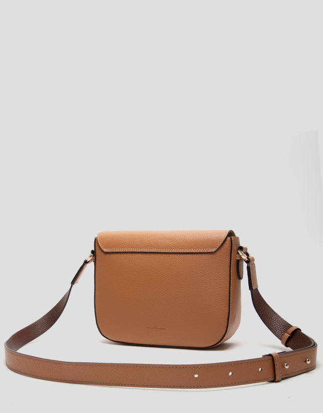 Camel leather Cuca Maxi shoulder bag