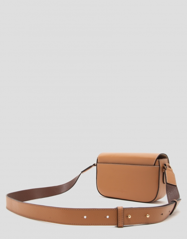 Camel leather Cuca Mini shoulder bag