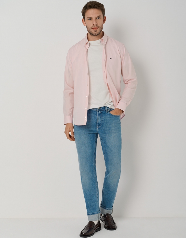 Light pink Oxford sport shirt