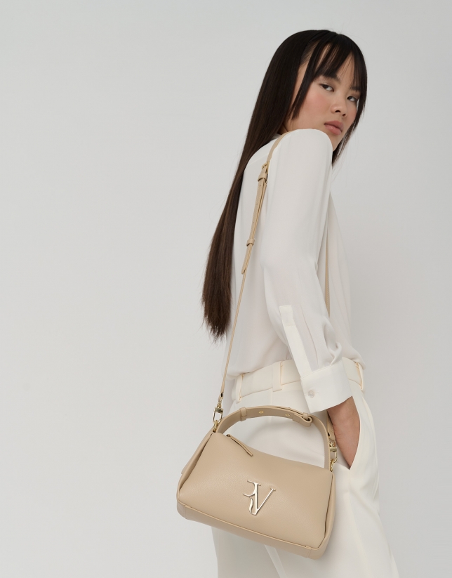 Beige leather Margot Mini handbag