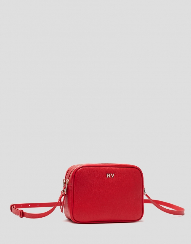 Red chef leather Taylor shoulder bag