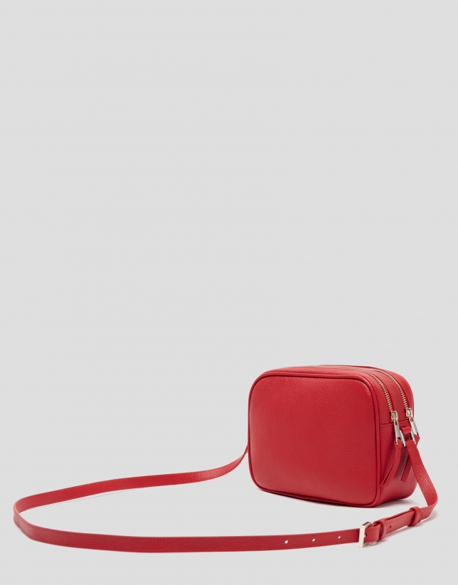 Red chef leather Taylor shoulder bag